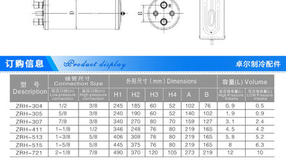 【供應卓爾制冷配件ZRR 系列熱交換氣液分離器】價格,廠家,圖片,其他制冷設備,新昌縣卓爾制冷-